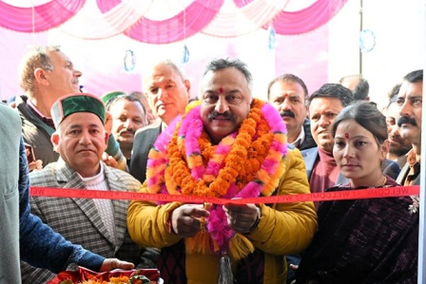 शिक्षा मंत्री ने पुजारली-4 में पंचायत/सामुदायिक भवन का किया लोकार्पण 