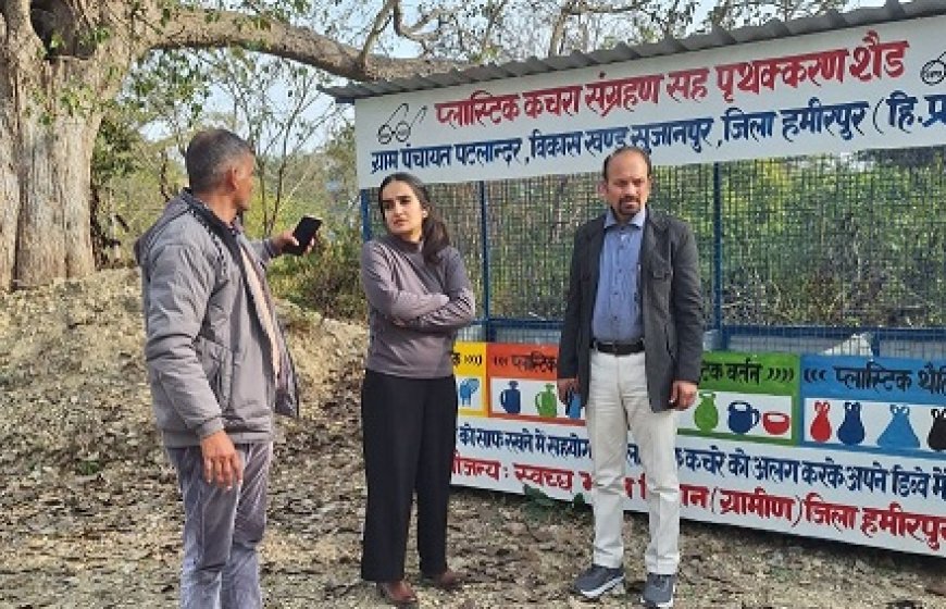 डीसी गंधर्वा राठौड़ ने सुजानपुर की पंचायतों का दौरा करके विकास कार्यों का लिया जायजा
