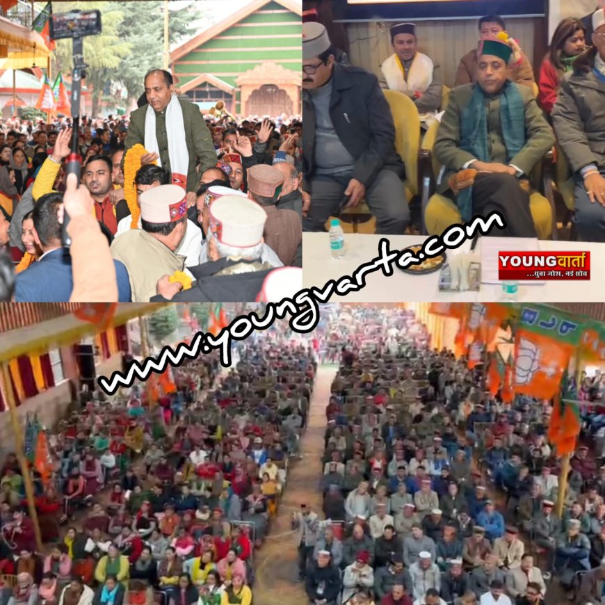 सुक्खू सरकार के राज में कानून-व्यवस्था ध्वस्त और माफिया राज हावी , कांग्रेस को जनता सिखाएगी सबक : जयराम ठाकुर