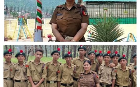 एनसीसी में नई ऊँचाई: एo एनo ओo नीता शर्मा को द्वितीय अधिकारी का दायित्व