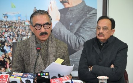केंन्द्रीय बजट 2026-27 हिमाचल के लिए निराशाजनक और अन्यायपूर्ण : सीएम सुक्खू 