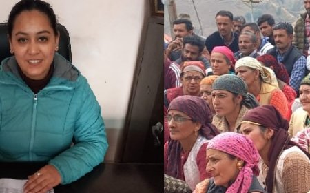 बडौल पंचायत में खंड विकास अधिकारी संगडाह नेहा नेगी ने सुनी लोगों की समस्याएं  