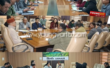 जिला मुख्यालय नाहन में होगा राज्य स्तरीय महिला दिवस , कार्यक्रम की तैयारियों पर विधायक ने की चर्चा 