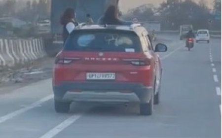 मंडी में चलती कार से हुड़दंग मचाना पर्यटकों को पड़ा भारी,3500 रुपये का काटा चालान