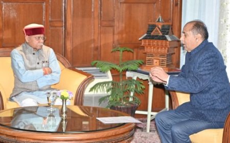 जयराम ठाकुर के नेतृत्व में भाजपा विधायक दल ने राज्यपाल को सौंपा ज्ञापन,कांग्रेस सरकार पर लगाए कई आरोप  