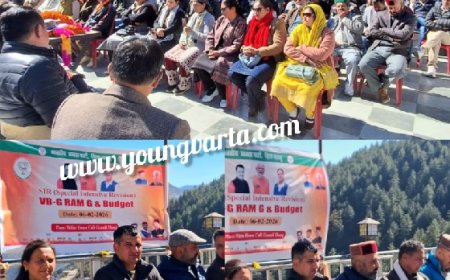 ठियोग में भाजपा जिला महासू की प्रभावी चौपाल, विकसित भारत बजट और मतदाता शुद्धिकरण अभियान पर  संवाद