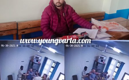 पुलिस थाने में शिकायतकर्ता के साथ मारपीट , पुलिस कर्मियों पर लगाए आरोप ,  मारपीट का सीसीटीवी फुटेज भी आया सामने 