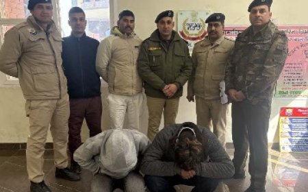 मनाली के होटल में चिट्टे के साथ पंजाब के दो युवक गिरफ्तार 