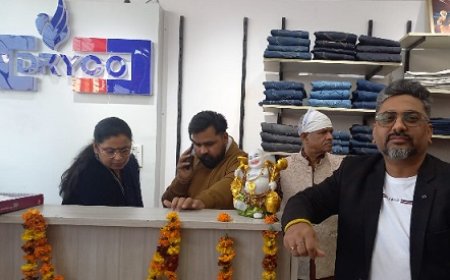 पांवटा साहब समीप मुत्थूट फाइनेंस गोल्ड लोन के साथ "DRYCO शो रूम" का विधिवत शुभारंभ  