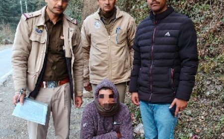 संगड़ाह पुलिस टीम ने गुप्त सूचना के आधार पर एक व्यक्ति से 60 ग्राम चरस की बरामद 