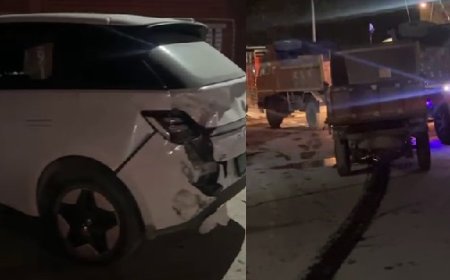 तेज रफ्तार पिकअप ने  कई गाडिय़ों व बाइक को मारी टक्कर,हादसे में कार और बाइक बुरी तरह क्षतिग्रस्त 