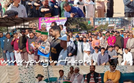 खेल खेलो नशा छोड़ो थीम के साथ सिरमौर क्रिकेट कप का आगाज, विधायक सोलंकी ने किया शुभारंभ