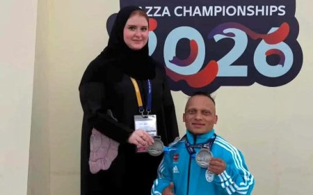 दुबई में दो रजत पदक जीतकर सुनील कुमार ने रचा इतिहास , मुख्यमंत्री-उपमुख्यमंत्री और विधायक ने दी बधाई