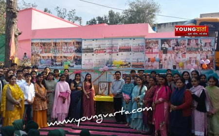 कुमारी अंजलि मिस फेयरवेल तो मास्टर श्लोक बने मिस्टर फेयरवेल , अक्षरधाम पब्लिक स्कूल में हुआ कार्यक्रम