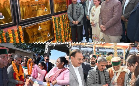 पच्छाद को मिली 32 करोड़ की सौगात , मुख्यमंत्री ने किये कई परियोजनाओं के शिलान्यास और लोकार्पण 