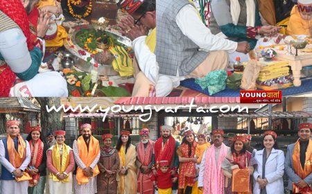 शिवरात्रि महोत्सव पर डीसी अपूर्व देवगन ने परिवार सहित बावा भूतनाथ मंदिर में की पूजा अर्चना