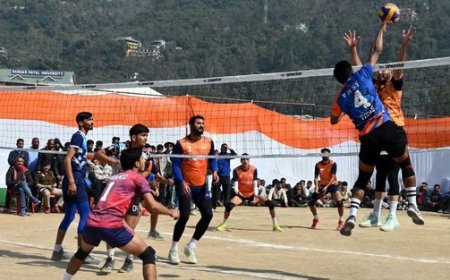 मंडी के पड्डल मैदान में आयोजित प्रतियोगिता में वॉलीबॉल में शिमला और कबड्डी में कोहिनूर अकादमी दभोटा ने मारी बाजी  