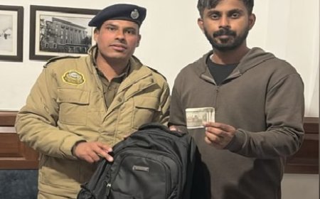 तमिलनाडु से शिमला घूमने आये पर्यटक का  बैग 15 हजार की नकदी सहित  गुम, पुलिस ने कुछ ही घंटों में किया बरामद