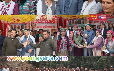 वाईसीसी गेहल ने जीती हाटी क्रिकेट चैंपियनशिप क्रिकेट उद्योग मंत्री हर्षवर्धन चौहान ने विजेताओं को किया पुरस्कृत