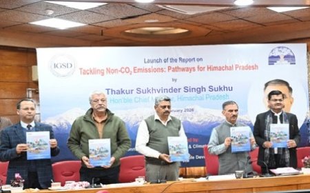 आईजीएसटी की रिपोर्ट में खुलासा : मीथेन, ब्लैक कार्बन और अन्य गैसों का उत्सर्जन से हिमाचल की आबोहवा खराब 