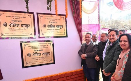 शिक्षा मंत्री ने सरकीधार में 3.29 करोड़ रुपए लागत के स्कूल भवनों व पंचायत घर का किया शिलान्यास