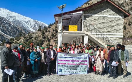 प्री-ग्रामीण उष्मायन केंद्र, राजकीय वरिष्ठ माध्यमिक विद्यालय, ग्याबुंग में उद्यमिता विकास कार्यक्रम का आयोजन