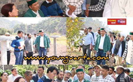 बागवानी मंत्री ने सिरमौर के शिरूमाईला में पीसीडीओ और शिवा क्लस्टर इकाई डूंगीसेर का किया निरीक्षण