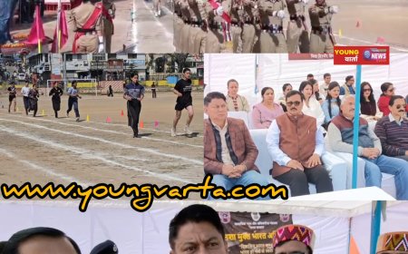 नशा मुक्त भारत अभियान थीम के साथ नाहन कॉलेज की 54 वीं वार्षिक खेलकूद प्रतियोगिता शुरू