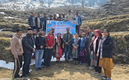 मंडी की चौहार और बरोट घाटी में एचपी शिवा परियोजना के तहत वृक्षारोपण अभियान का आगाज़