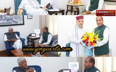 पूर्व मुख्यमंत्री जयराम ठाकुर ने दिल्ली में अमित शाह और गजेंद्र शेखावत से की महत्वपूर्ण भेंट