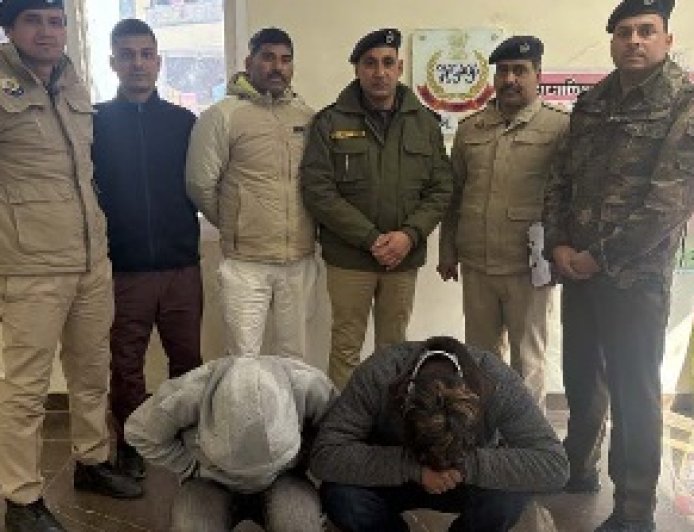 मनाली के होटल में चिट्टे के साथ पंजाब के दो युवक गिरफ्तार 
