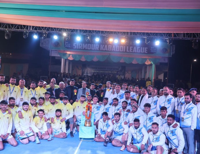 शारीरिक , मानसिक और व्यक्तित्व विकास के लिए महत्वपूर्ण है खेल , सिरमौर कबड्डी लीग ने समापन पर बोले , उद्योग मंत्री 