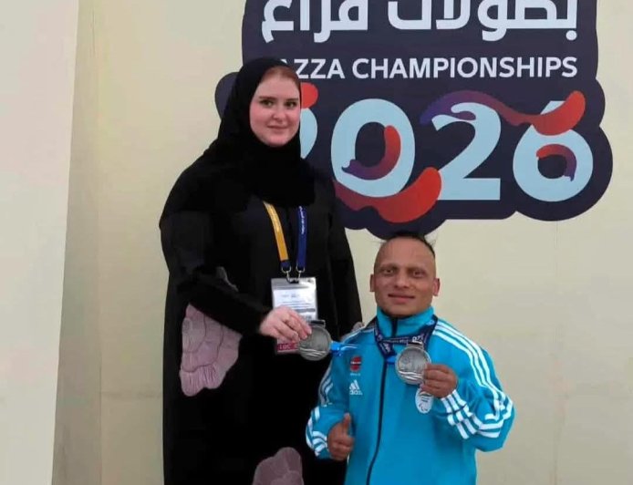 दुबई में दो रजत पदक जीतकर सुनील कुमार ने रचा इतिहास , मुख्यमंत्री-उपमुख्यमंत्री और विधायक ने दी बधाई