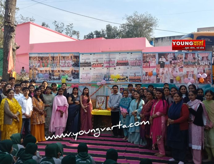 कुमारी अंजलि मिस फेयरवेल तो मास्टर श्लोक बने मिस्टर फेयरवेल , अक्षरधाम पब्लिक स्कूल में हुआ कार्यक्रम