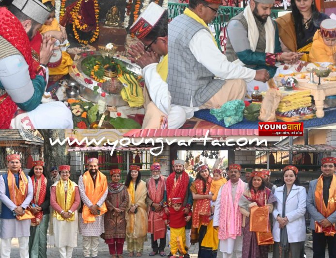 शिवरात्रि महोत्सव पर डीसी अपूर्व देवगन ने परिवार सहित बावा भूतनाथ मंदिर में की पूजा अर्चना