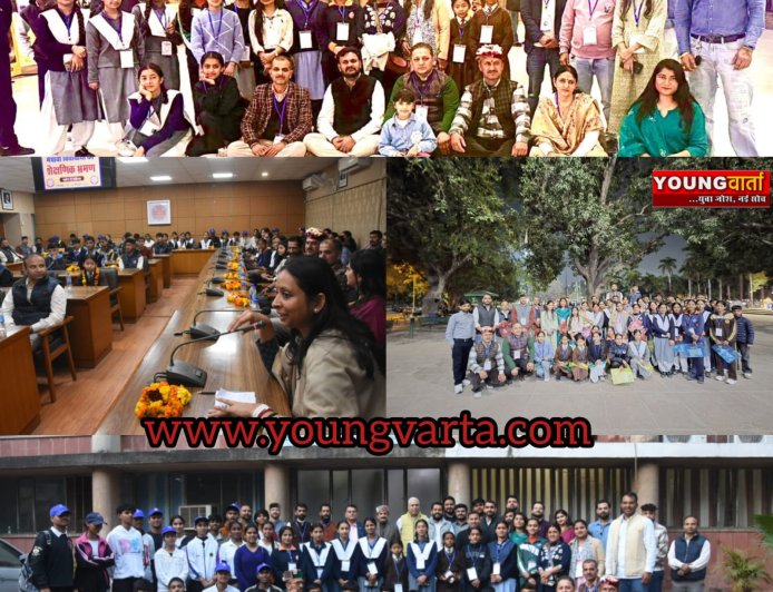 पंजाब विश्वविद्यालय की कुलपति प्रोफेसर रेनू विग और प्राध्यापकों का सानिध्य पाकर भ्रमण पर गये मेधावी गदगद