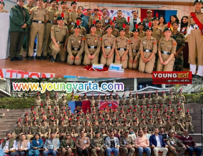 कमांडिंग ऑफिसर ले. कर्नल जे.एस. चौहान का कॉलेज दौरा,कॉलेज एनसीसी यूनिट ने किया भव्य स्वागत