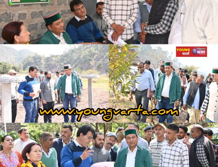 बागवानी मंत्री ने सिरमौर के शिरूमाईला में पीसीडीओ और शिवा क्लस्टर इकाई डूंगीसेर का किया निरीक्षण
