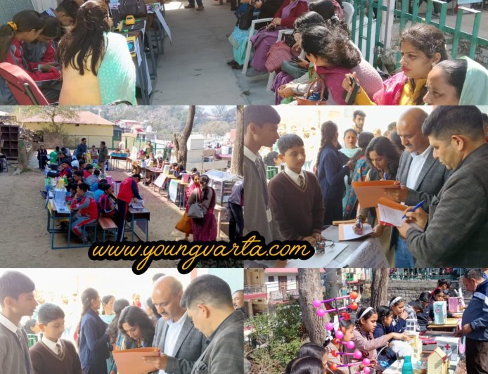 राष्ट्रीय आविष्कार अभियान की जिला स्तरीय प्रदर्शनी में 55 स्कूलों के बच्चों ने पेश किए मॉडल