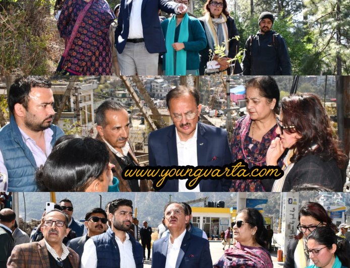 उद्योग मंत्री ने नुकसान दायक वृक्षों को हटाने के लिए प्रस्तावित स्थलों का किया निरीक्षण