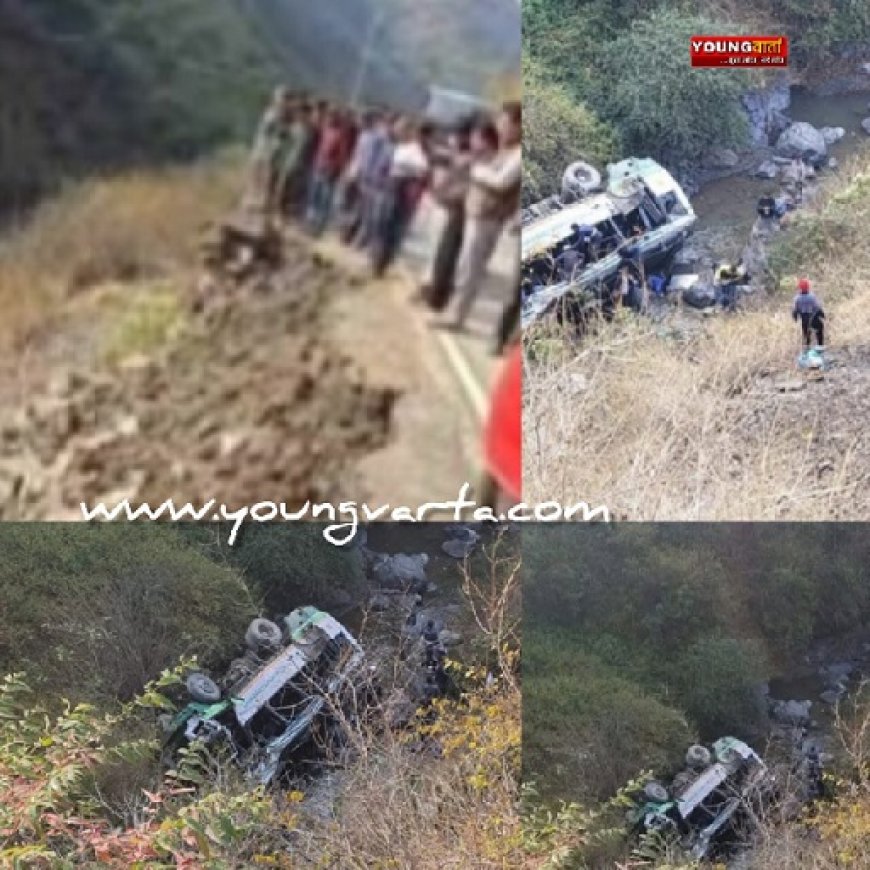 एचआरटीसी के नेरवा डिपो की बस दुर्घटनाग्रस्त,हादसे में अभी तक तीन लोगों की माैत, कई यात्री घायल 