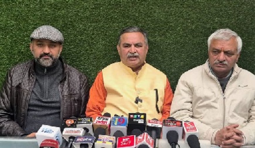 प्रदेश की बदहाल आर्थिक स्थिति के लिए केंद्र सरकार को दोष देने की कर रहे नौटंकी : संदीपनी