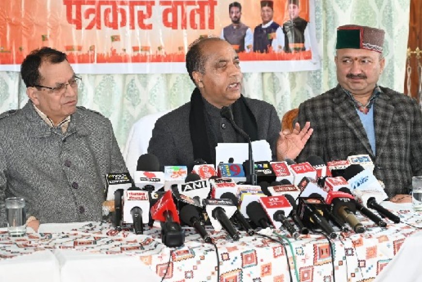 सब्सिडी मॉडल से निवेश मॉडल तक पहुँचा देश का बजट, CAPEX में 516% वृद्धि और हर सेक्टर में ऐतिहासिक विस्तार : जयराम ठाकुर