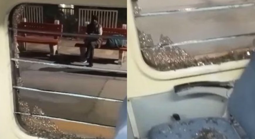 शरारती तत्वों ने जनशताब्दी एक्सप्रेस ट्रेन के एक डिब्बे पर किया पथराव  