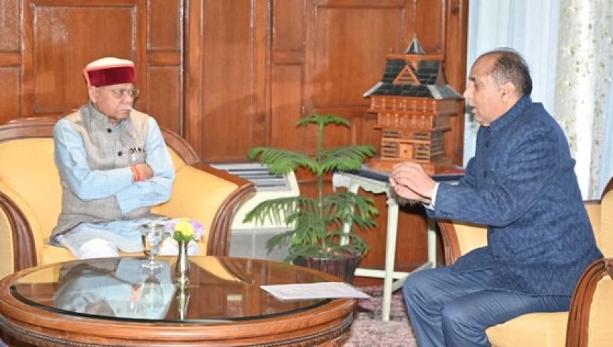 जयराम ठाकुर के नेतृत्व में भाजपा विधायक दल ने राज्यपाल को सौंपा ज्ञापन,कांग्रेस सरकार पर लगाए कई आरोप  