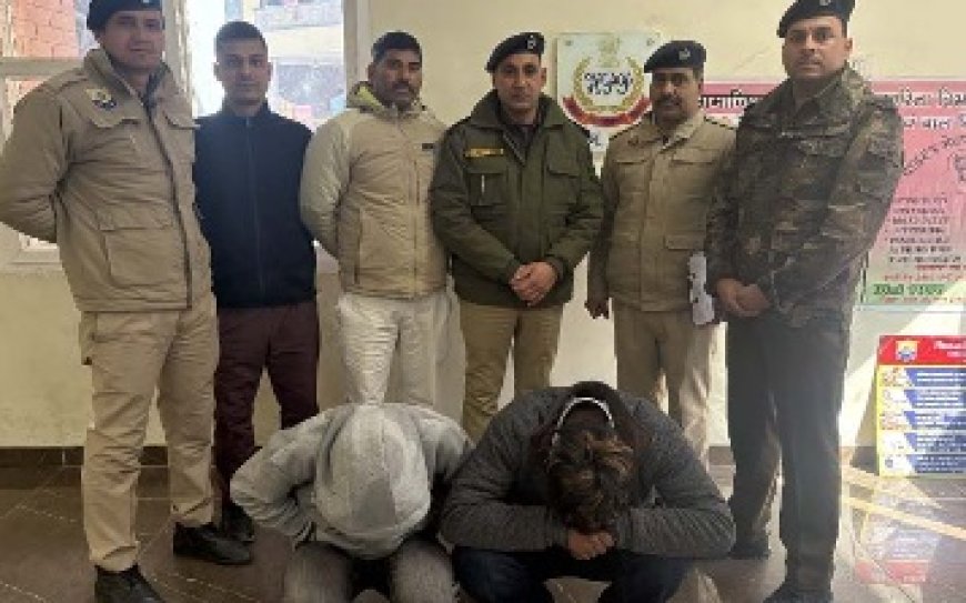मनाली के होटल में चिट्टे के साथ पंजाब के दो युवक गिरफ्तार 