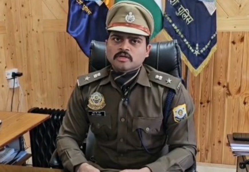 सोलन के नए एसपी सांई दत्तात्रेय वर्मा ने संभाला कार्यभार,जिले को नशा मुक्त बनाना रहेंगी प्राथमिकता  