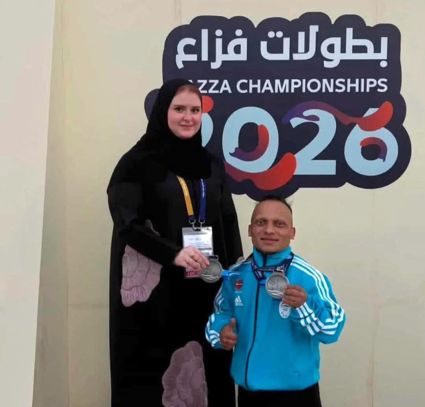 दुबई में दो रजत पदक जीतकर सुनील कुमार ने रचा इतिहास , मुख्यमंत्री-उपमुख्यमंत्री और विधायक ने दी बधाई