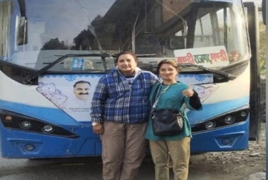 प्रदेश में पहली बार एचआरटीसी बस में चालक और परिचालक के रूप में दो महिलाओं ने एक साथ निभाई ड्यूटी  