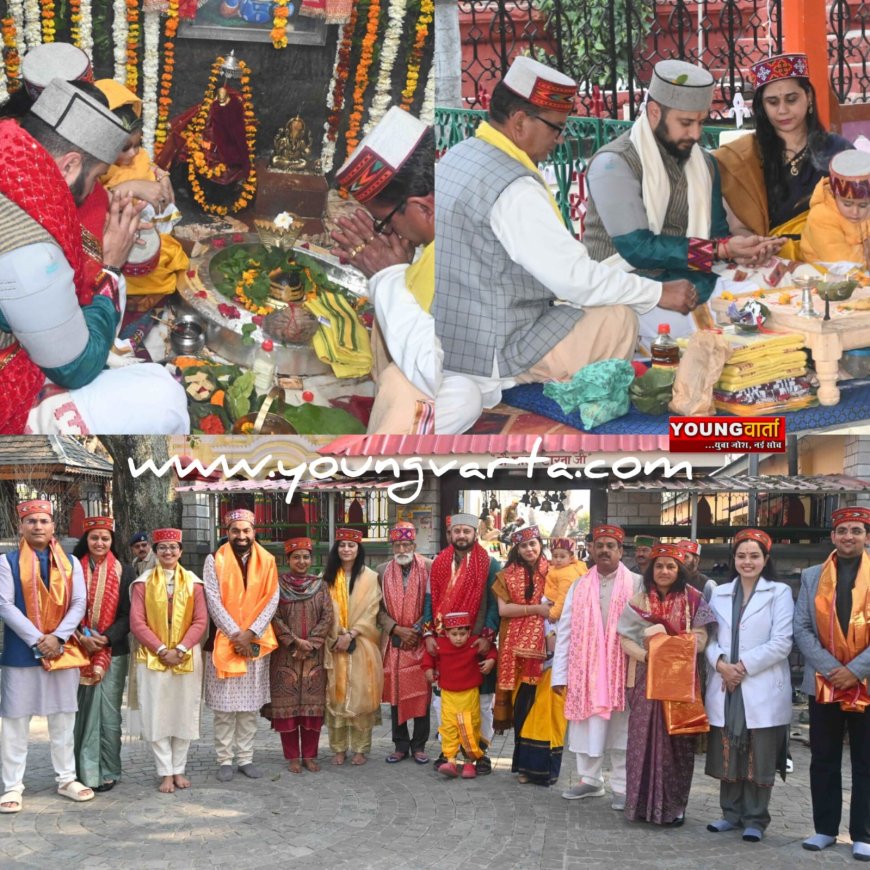 शिवरात्रि महोत्सव पर डीसी अपूर्व देवगन ने परिवार सहित बावा भूतनाथ मंदिर में की पूजा अर्चना